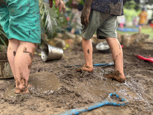 What’s a Mud Kitchen? Why Montessori Families Love This Sensory Activity